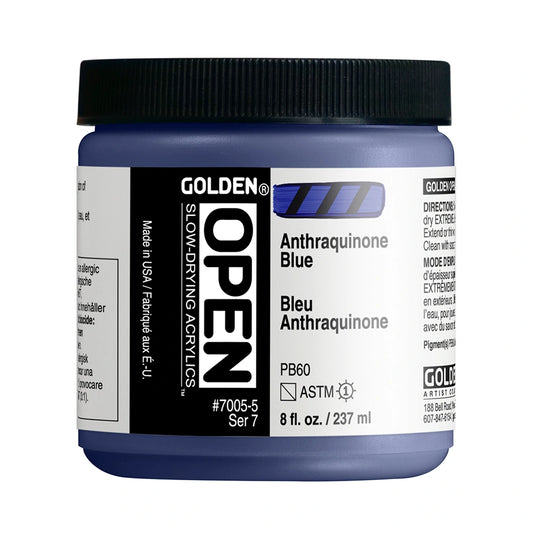 Golden Open Acrylics 237ml Anthraquinone Blue