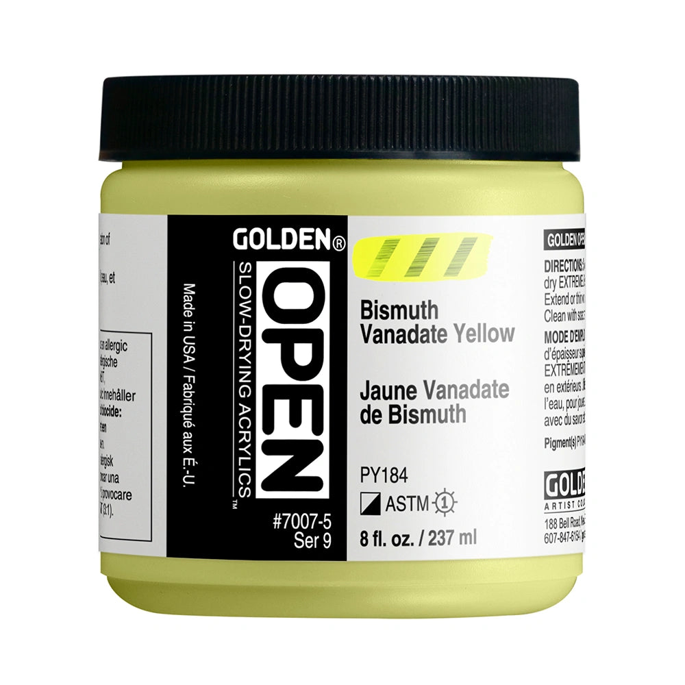 Golden Open Acrylics 237ml Bismuth Vanadate Yellow