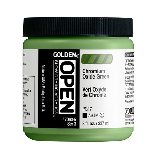 Golden Open Acrylics 237ml Chromium Green Oxide