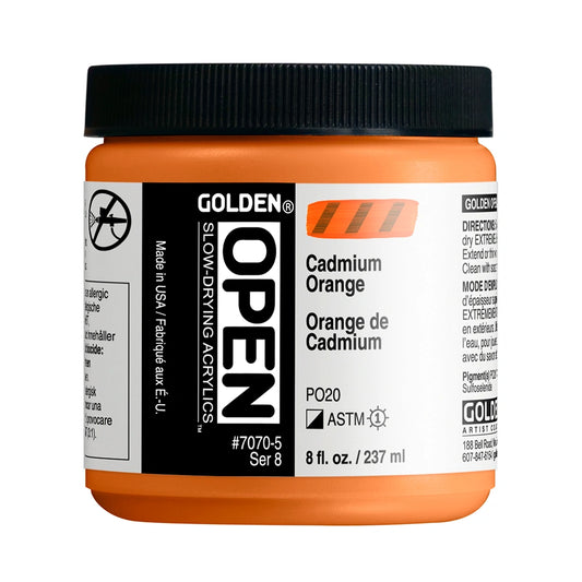 Golden Open Acrylics 237ml Cadmium Orange