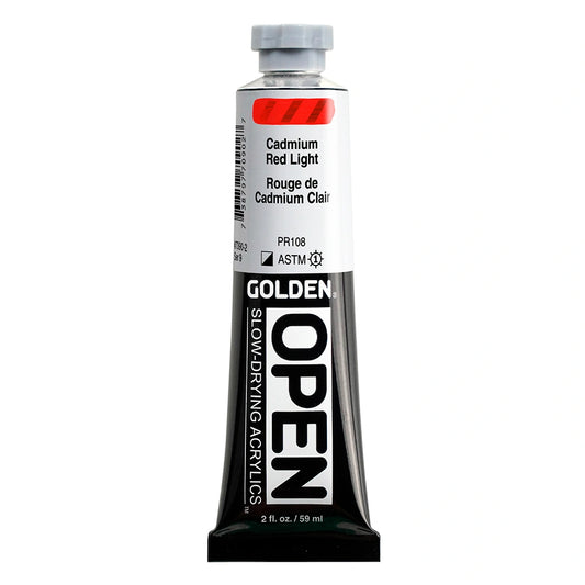 Golden Open Acrylics 59ml Cadmium Red Light (Online Only)