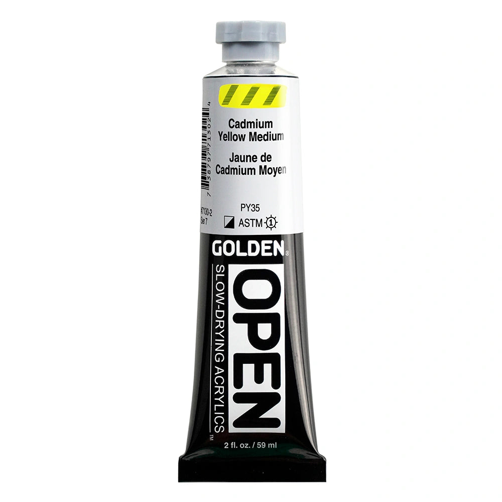 Golden Open Acrylics 59ml Cadmium Yellow Medium