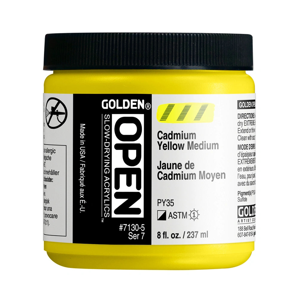 Golden Open Acrylics 237ml Cadmium Yellow Medium