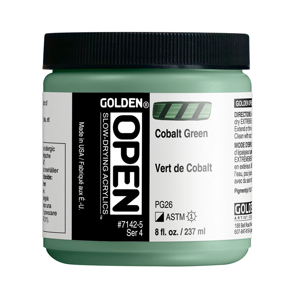 Golden Open Acrylics 237ml Cobalt Green