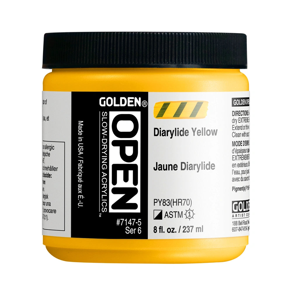 Golden Open Acrylics 59ml Diarylide Yellow