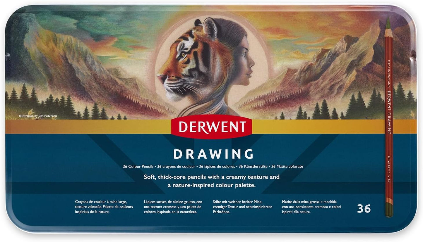 Derwent Drawing Tin 36