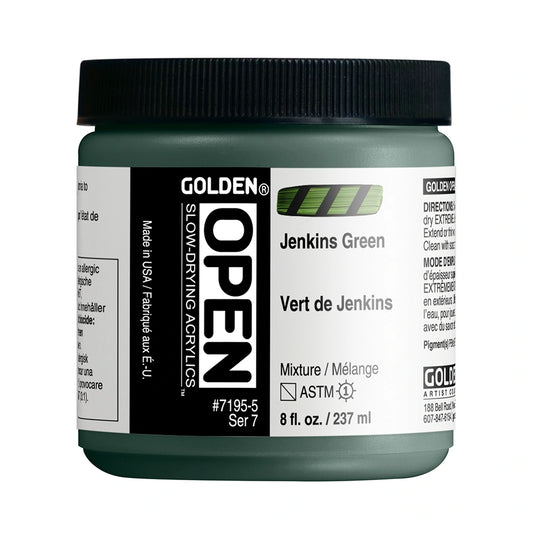 Golden Open Acrylics 237ml Jenkins Green