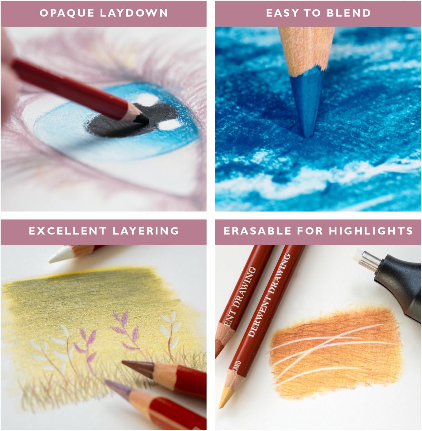 Derwent Drawing Pencils Tin 72