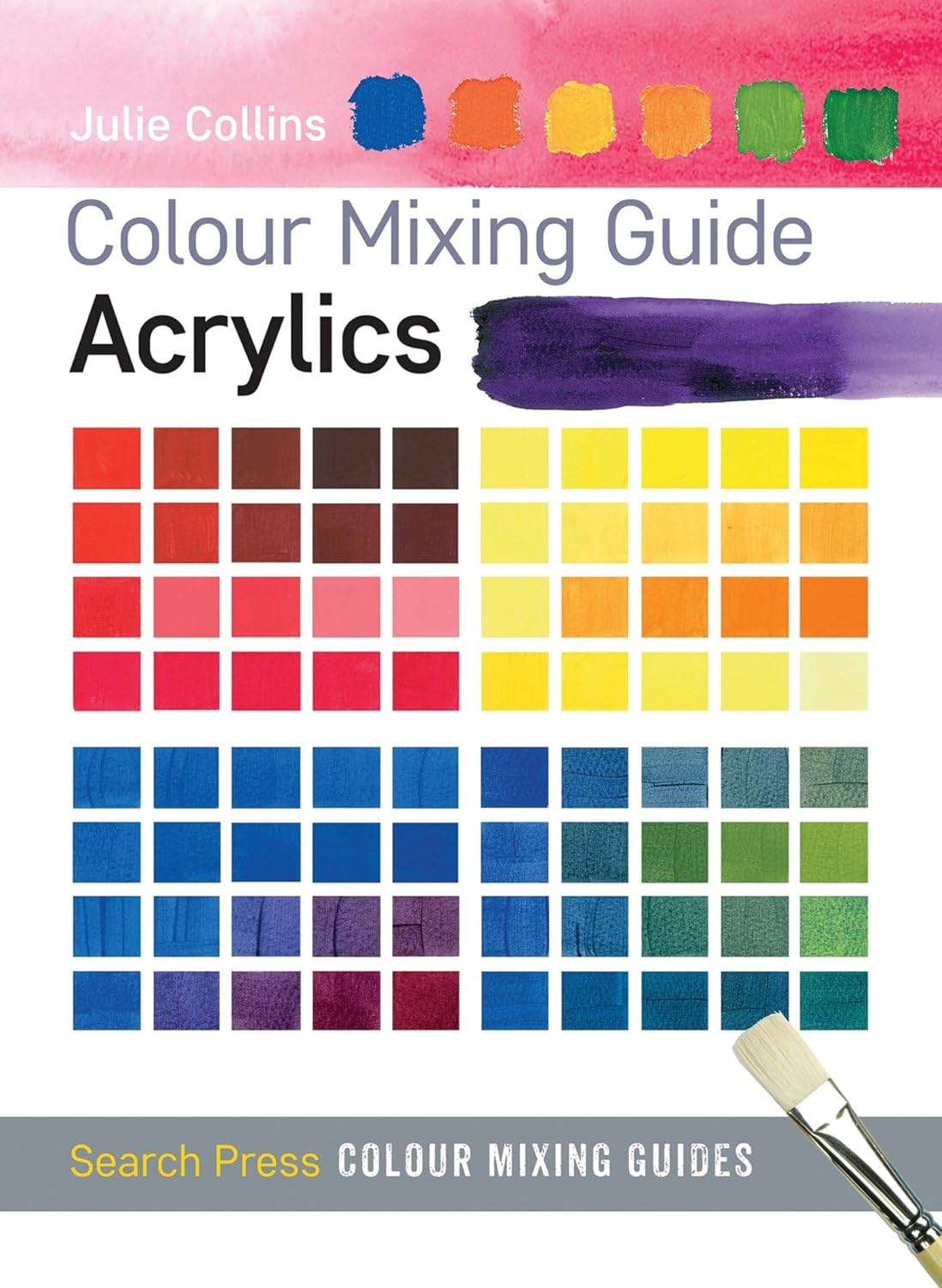 Colour Mixing Guide Acrylics Book By Julie Collins