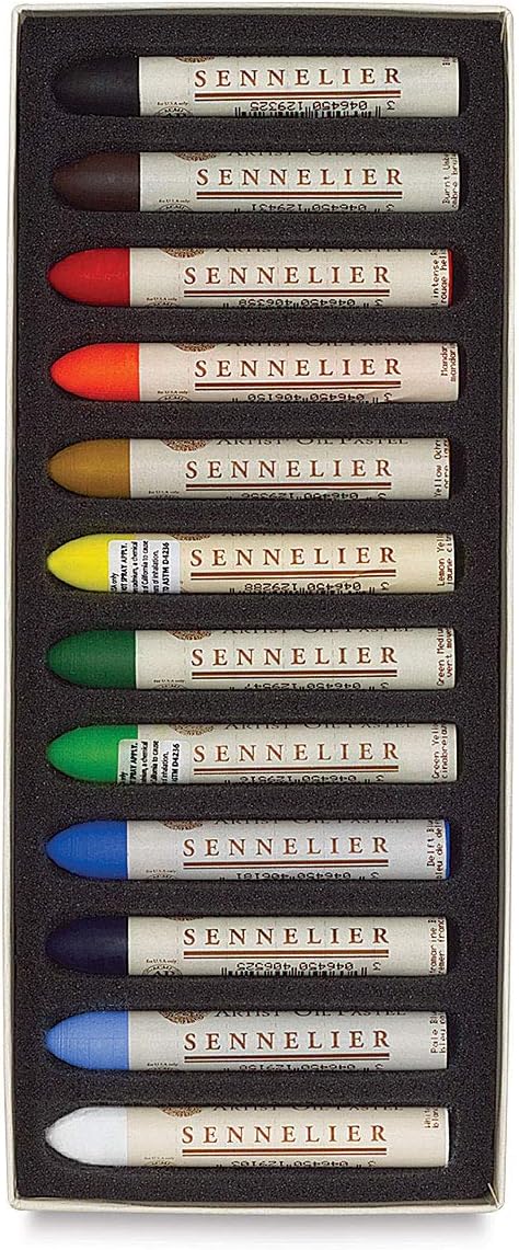 Sennelier Oil Pastel Set 12 Intro