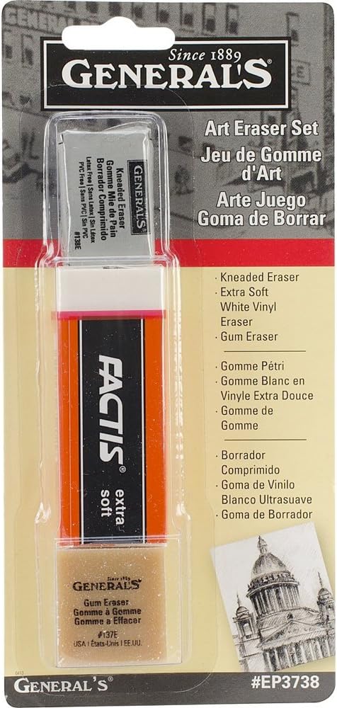 General's Art Eraser 3 Piece Pack