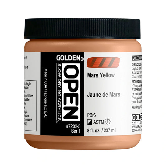 Golden Open Acrylics 237ml Mars Yellow