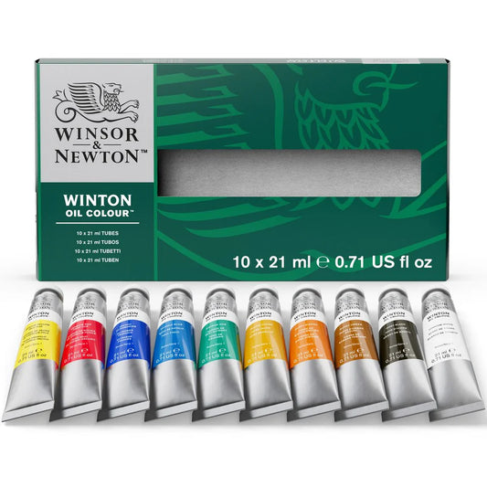 W & N Winton Oil Basic Set 10 x 21ml