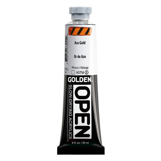 Golden Open Acrylics 59ml Azo Gold