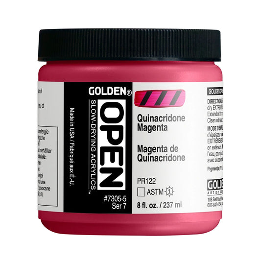 Golden Open Acrylics 237ml Quinacridone Magenta