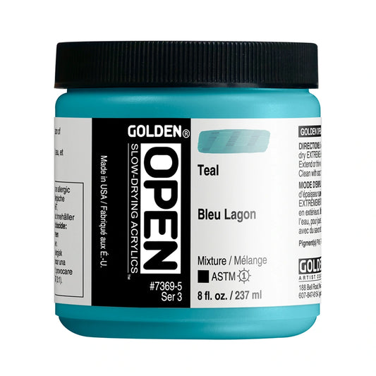 Golden Open Acrylics 237ml Teal