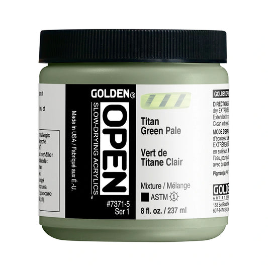 Golden Open Acrylics 237ml Titan Green Pale