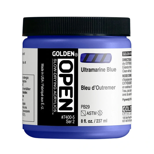 Golden Open Acrylics 237ml Ultramarine Blue