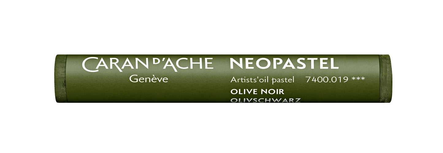 Caran d'Ache Oil Neopastel 019 Olive Black