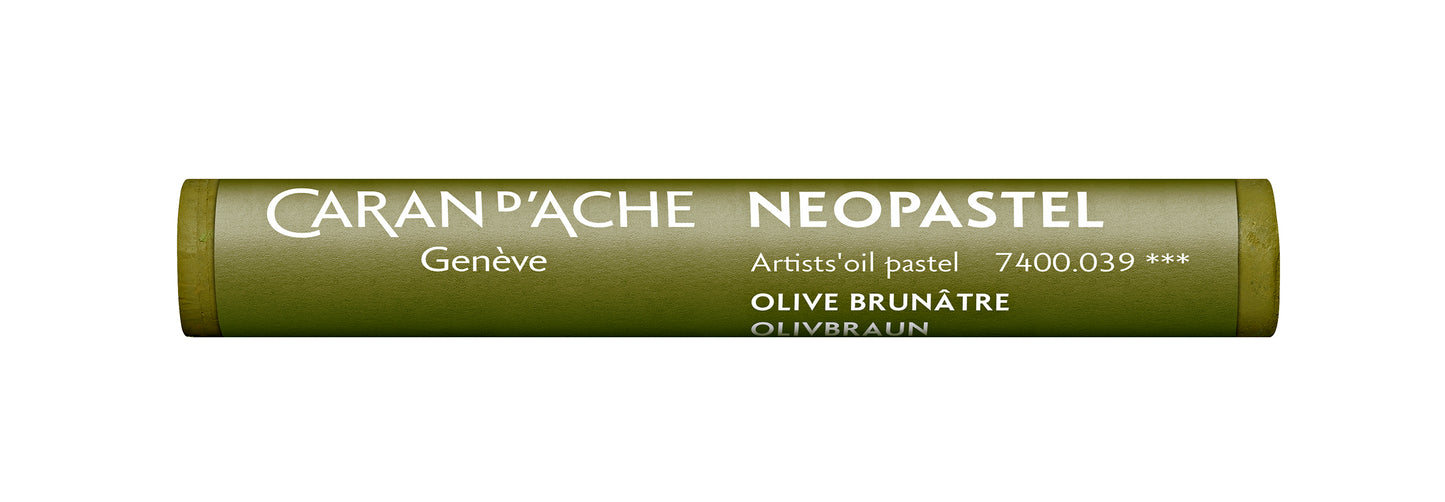 Caran d'Ache Oil Neopastel 039 Olive Brown