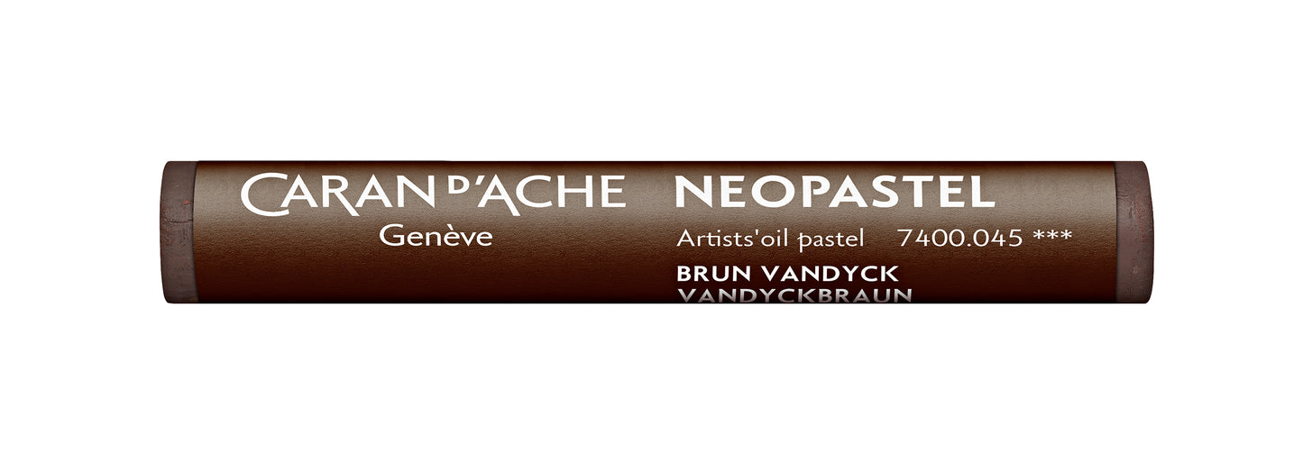 Caran d'Ache Oil Neopastel 045 Vandycke Brown