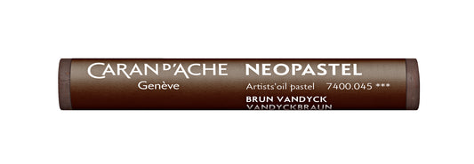 Caran d'Ache Oil Neopastel 045 Vandycke Brown