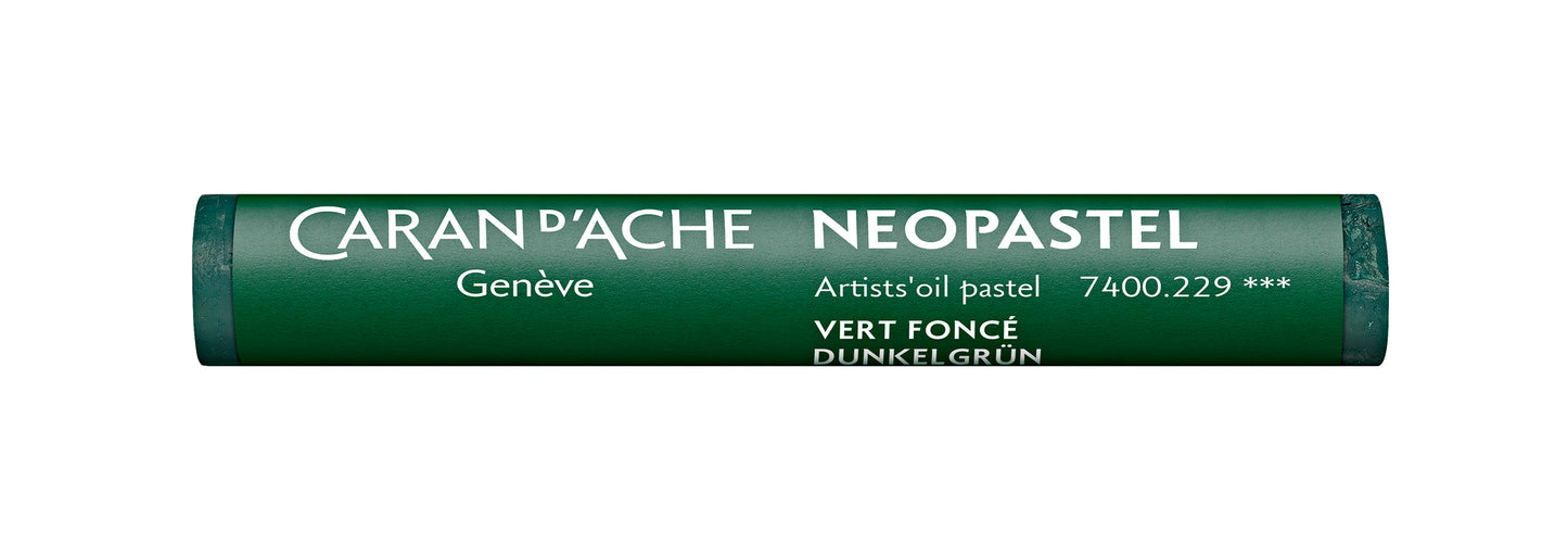 Caran d'Ache Oil Neopastel 229 Dark Green