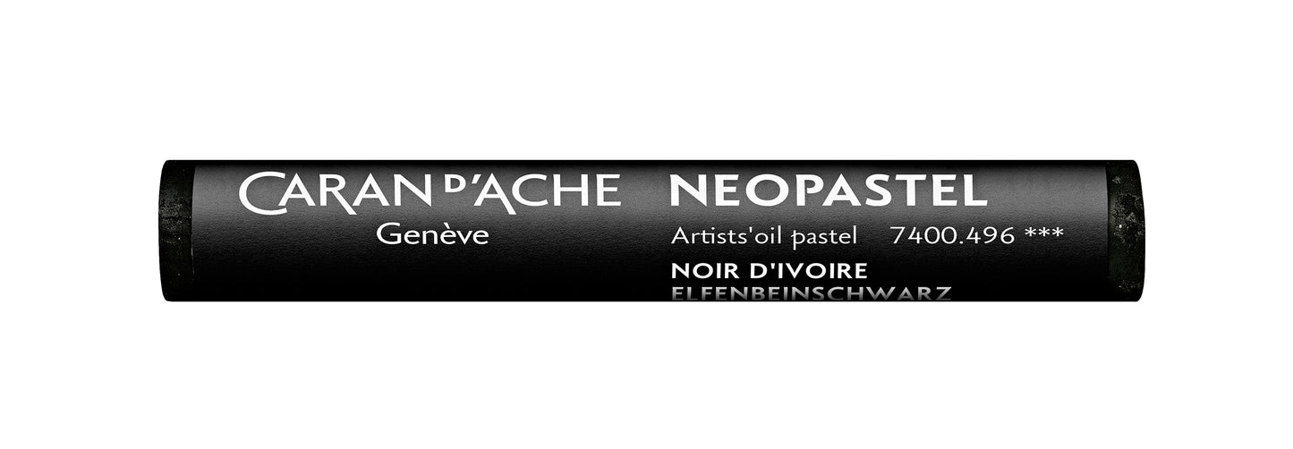 Caran d'Ache Oil Neopastel 496 Ivory Black