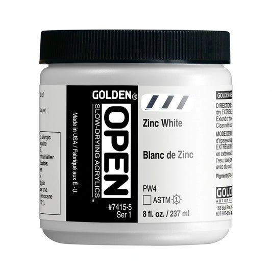 Golden Open Acrylics 237ml Zinc White