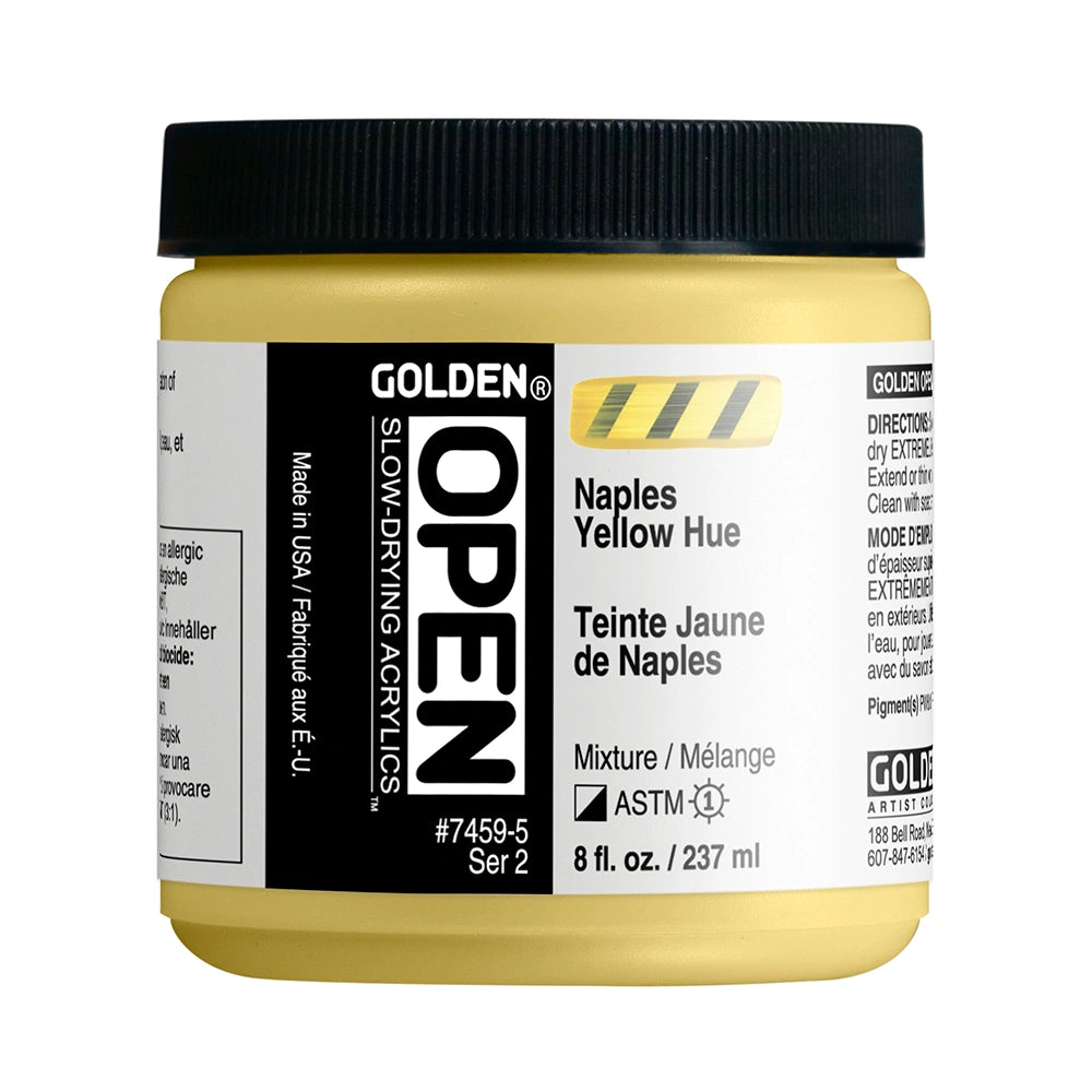 Golden Open Acrylics 237ml Naples Yellow Hue