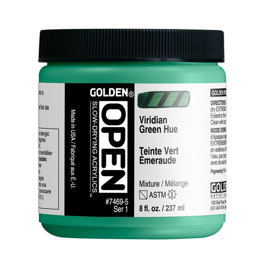 Golden Open Acrylics 237ml Viridian Green Hue