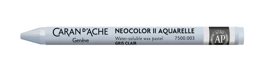 Caran d'Ache Neocolor II Water-Soluble Wax Pastel 003 Light Grey