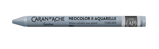 Caran d'Ache Neocolor II Water-Soluble Wax Pastel 005 Grey