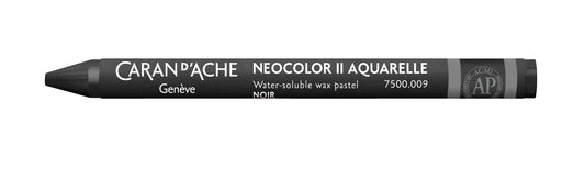 Caran d'Ache Neocolor II Water-Soluble Wax Pastel 009 Black