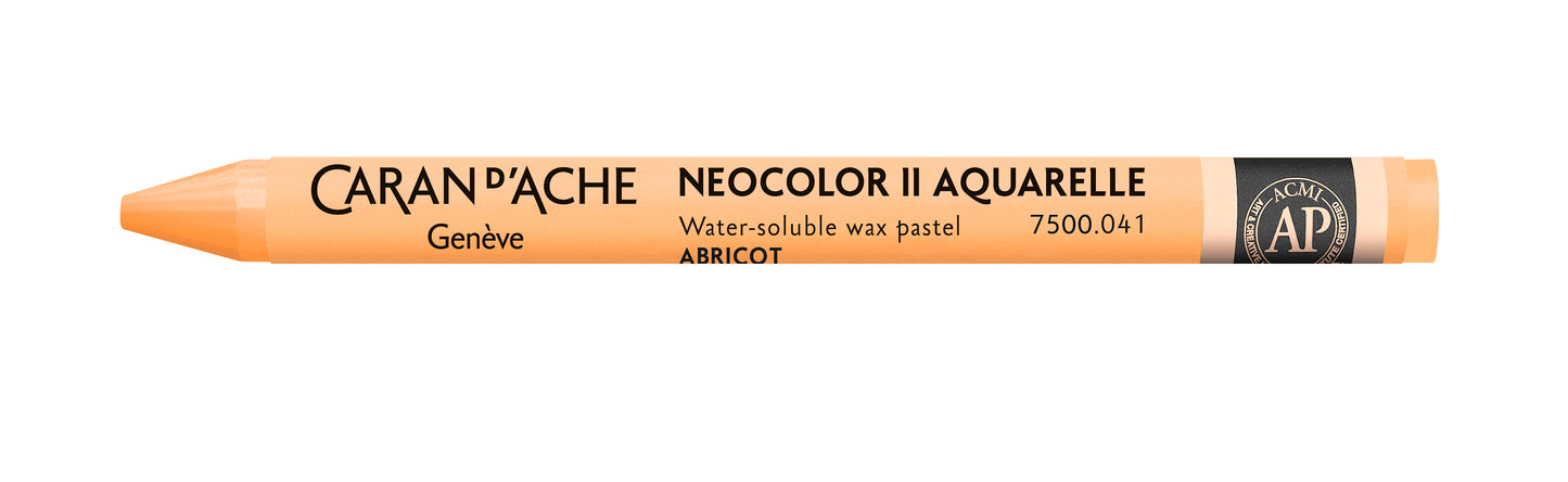 Caran d'Ache Neocolor II Water-Soluble Wax Pastel 041 Apricot