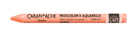 Caran d'Ache Neocolor II Water-Soluble Wax Pastel 051 Salmon
