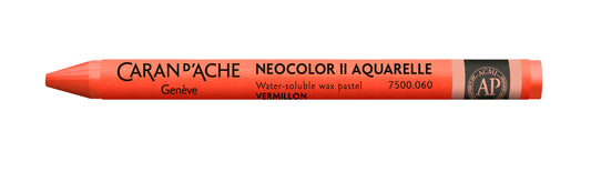 Caran d'Ache Neocolor II Water-Soluble Wax Pastel 060 Vermilion