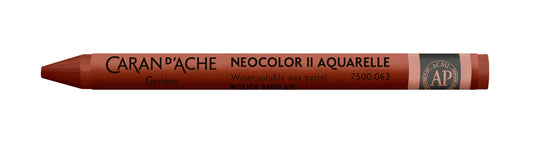 Caran d'Ache Neocolor II Water-Soluble Wax Pastel 063 English Red