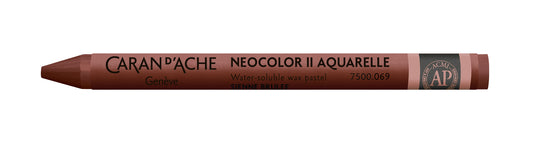 Caran d'Ache Neocolor II Water-Soluble Wax Pastel 069 Burnt Sienna