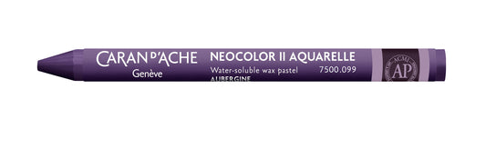 Caran d'Ache Neocolor II Water-Soluble Wax Pastel 099 Aubergine