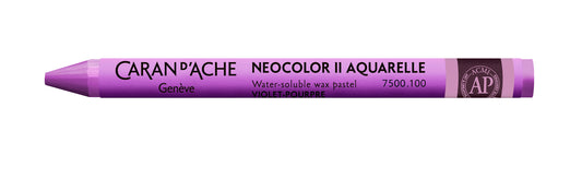 Caran d'Ache Neocolor II Water-Soluble Wax Pastel 100 Purple Violet