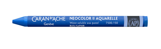 Caran d'Ache Neocolor II Water-Soluble Wax Pastel 150 Sapphire Blue