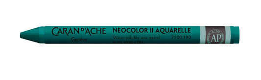 Caran d'Ache Neocolor II Water-Soluble Wax Pastel 190 Greenish Blue