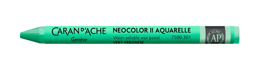 Caran d'Ache Neocolor II Water-Soluble Wax Pastel 201 Veronese Green