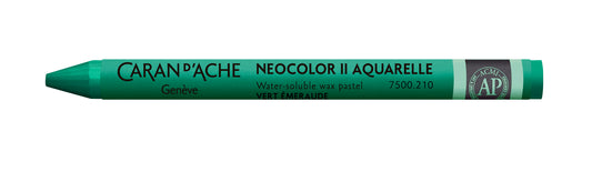Caran d'Ache Neocolor II Water-Soluble Wax Pastel 210 Emerald Green