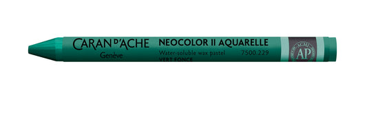 Caran d'Ache Neocolor II Water-Soluble Wax Pastel 229 Dark Green