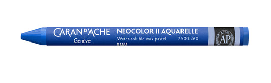 Caran d'Ache Neocolor II Water-Soluble Wax Pastel 260 Blue