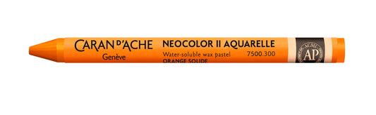 Caran d'Ache Neocolor II Water-Soluble Wax Pastel 300 Fast Orange