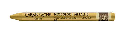 Caran d'Ache Neocolor II Water-Soluble Wax Pastel 499 Gold