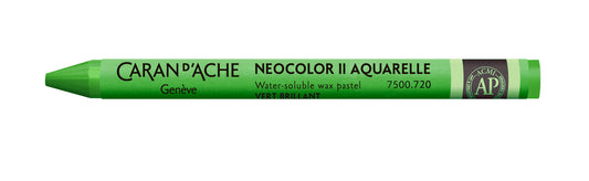 Caran d'Ache Neocolor II Water-Soluble Wax Pastel 720 Bright Green
